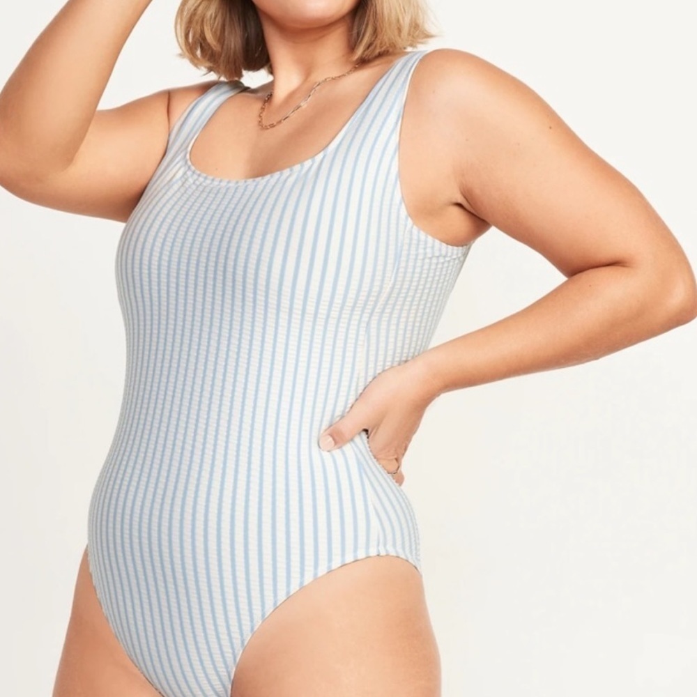 Old navy Blue & White Striped One Piece